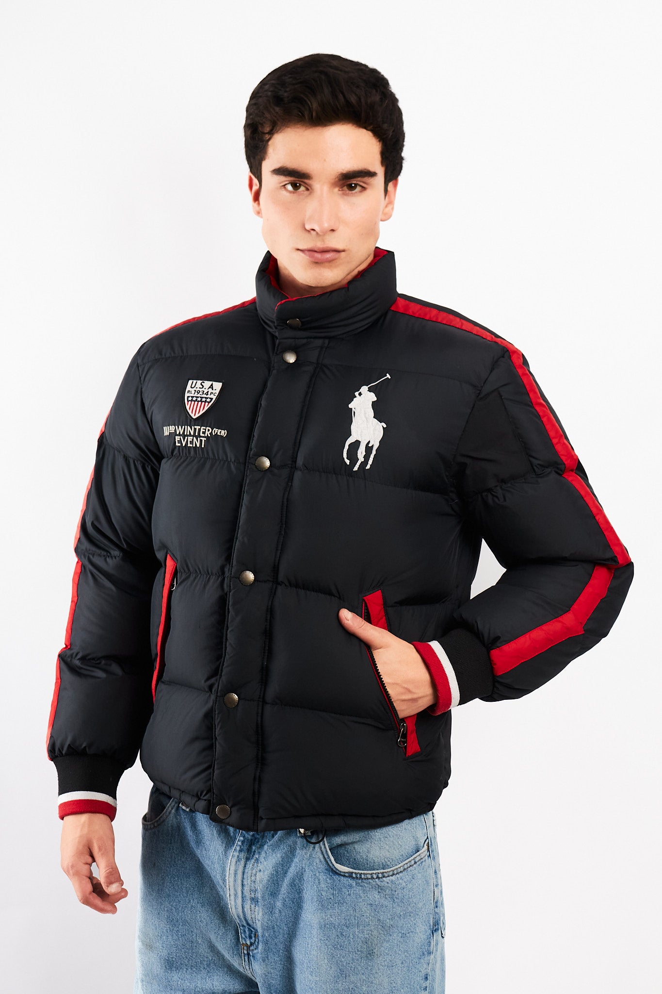2000 Vintage Polo Ralph Lauren Winter Games Impermeable Puffer Jacket (M/L)
