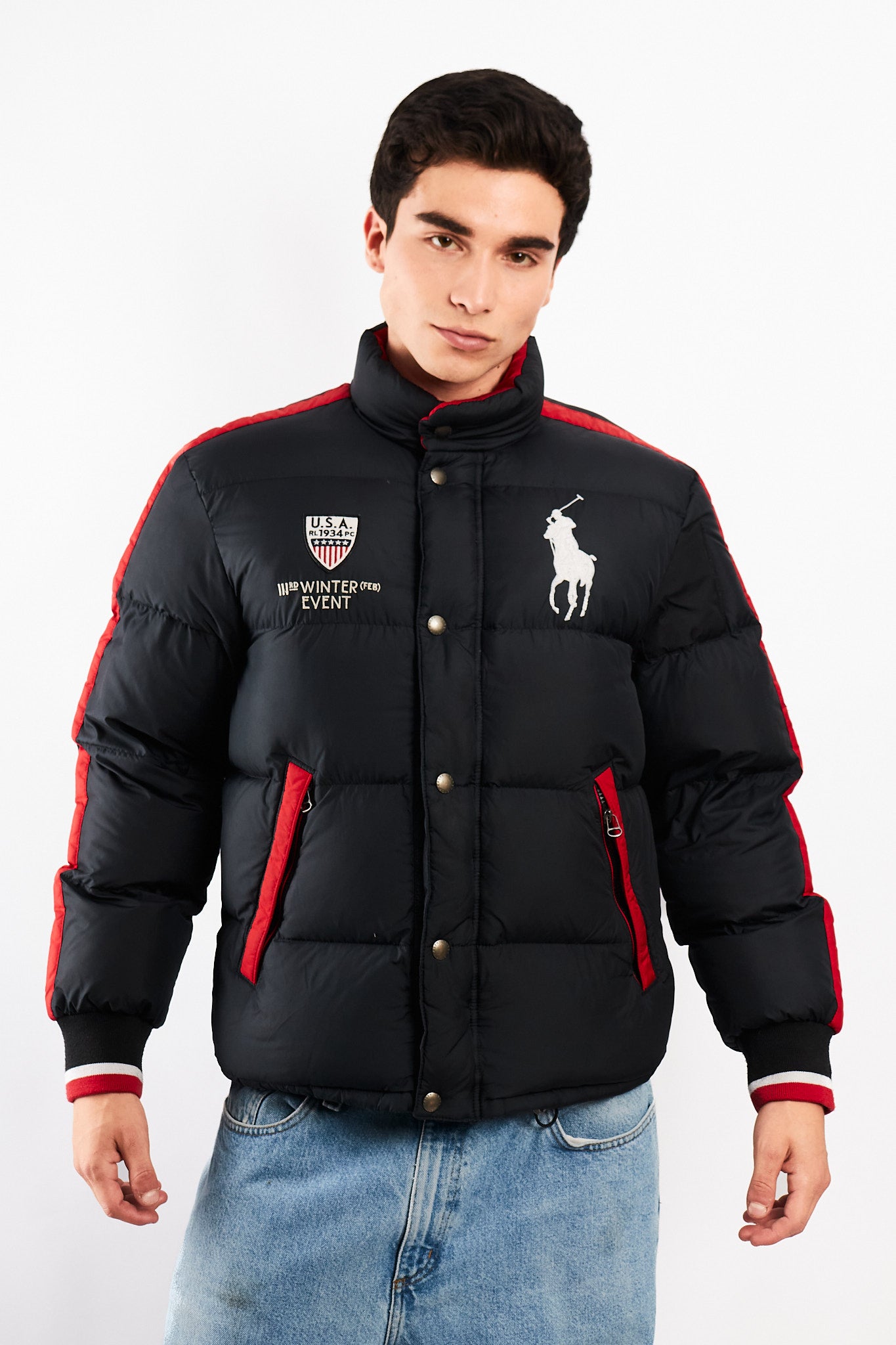 2000 Vintage Polo Ralph Lauren Winter Games Impermeable Puffer Jacket (M/L)