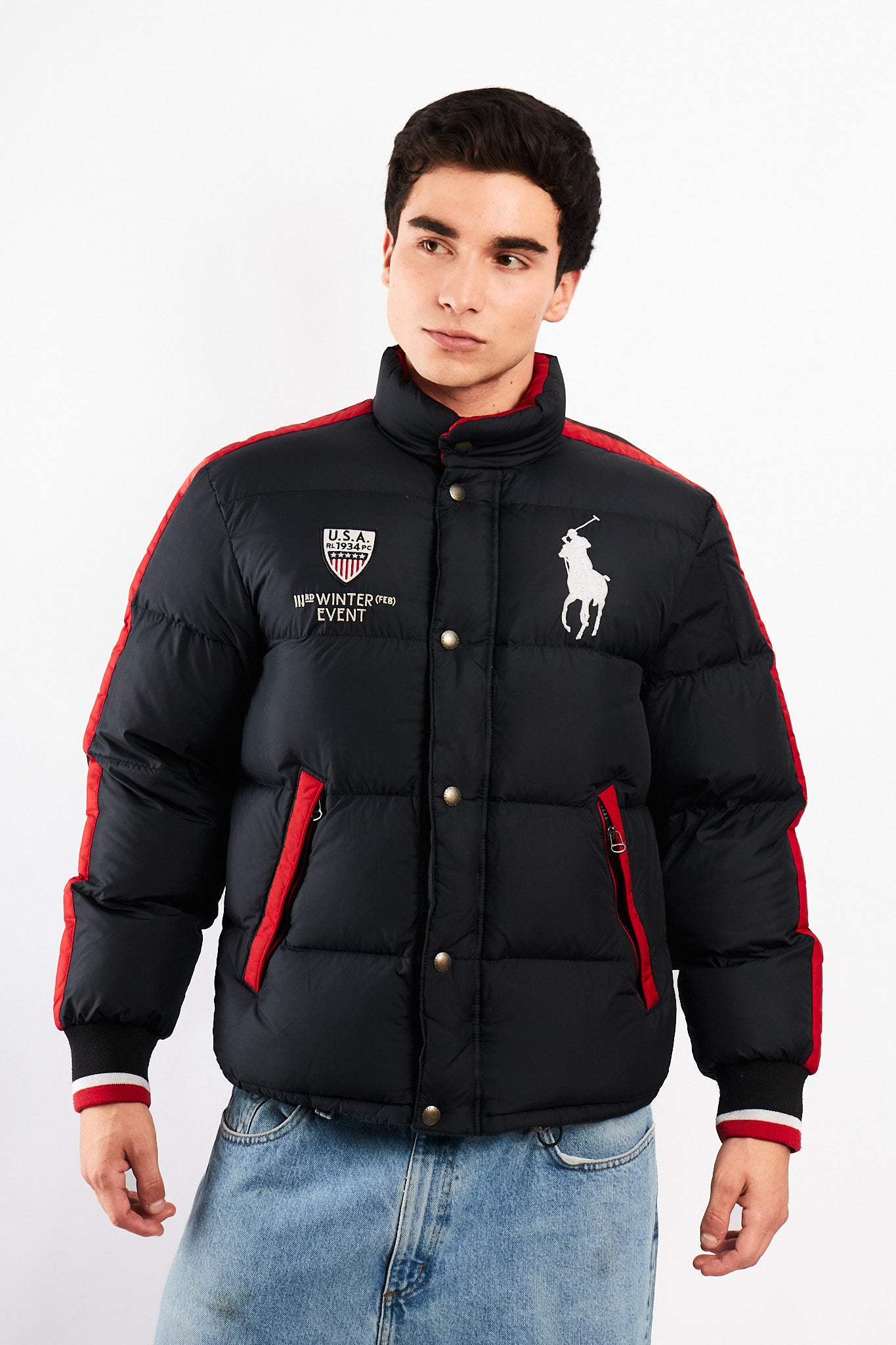 2000 Vintage Polo Ralph Lauren Winter Games Impermeable Puffer Jacket (M/L)