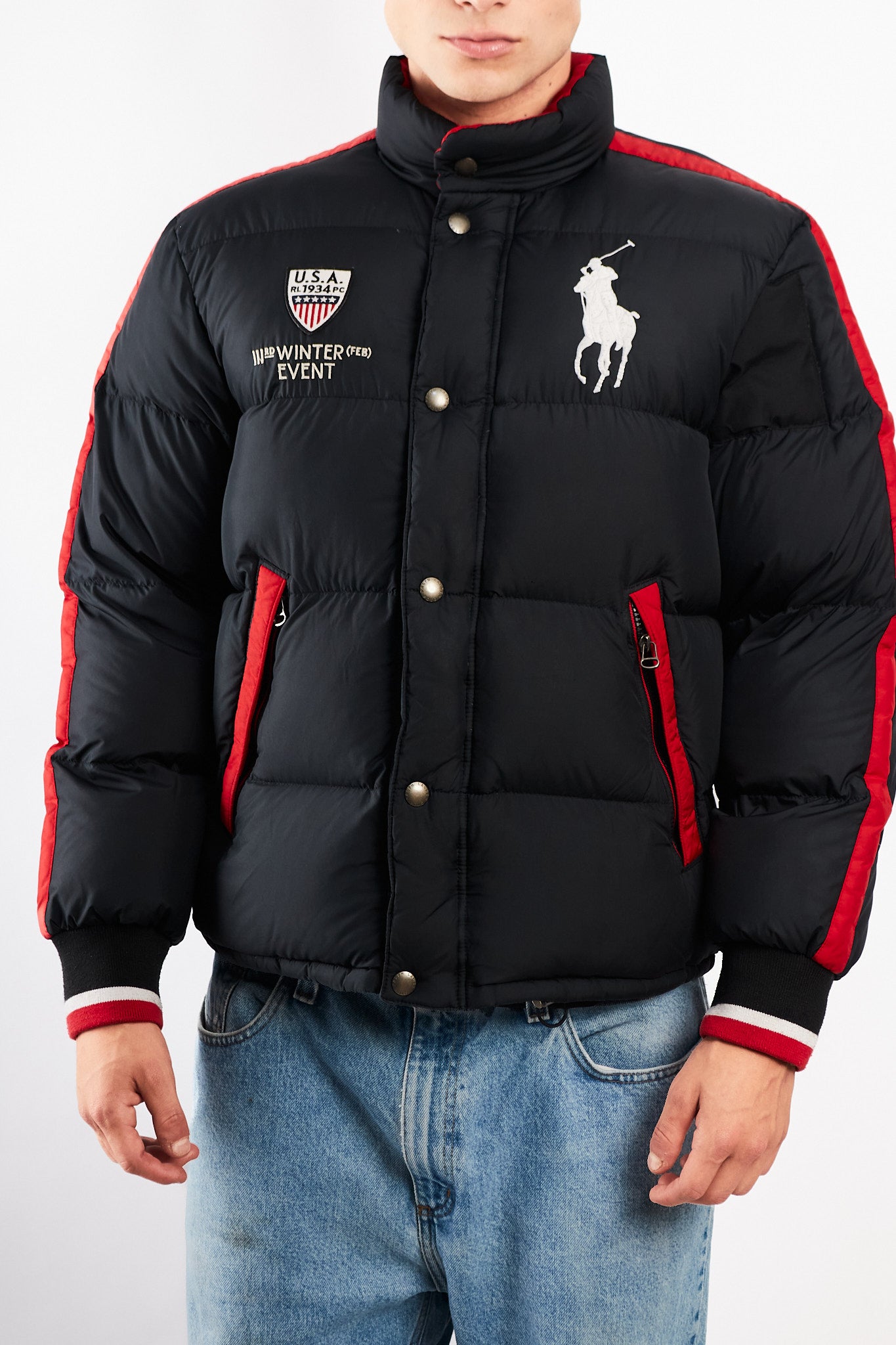 2000 Vintage Polo Ralph Lauren Winter Games Impermeable Puffer Jacket (M/L)