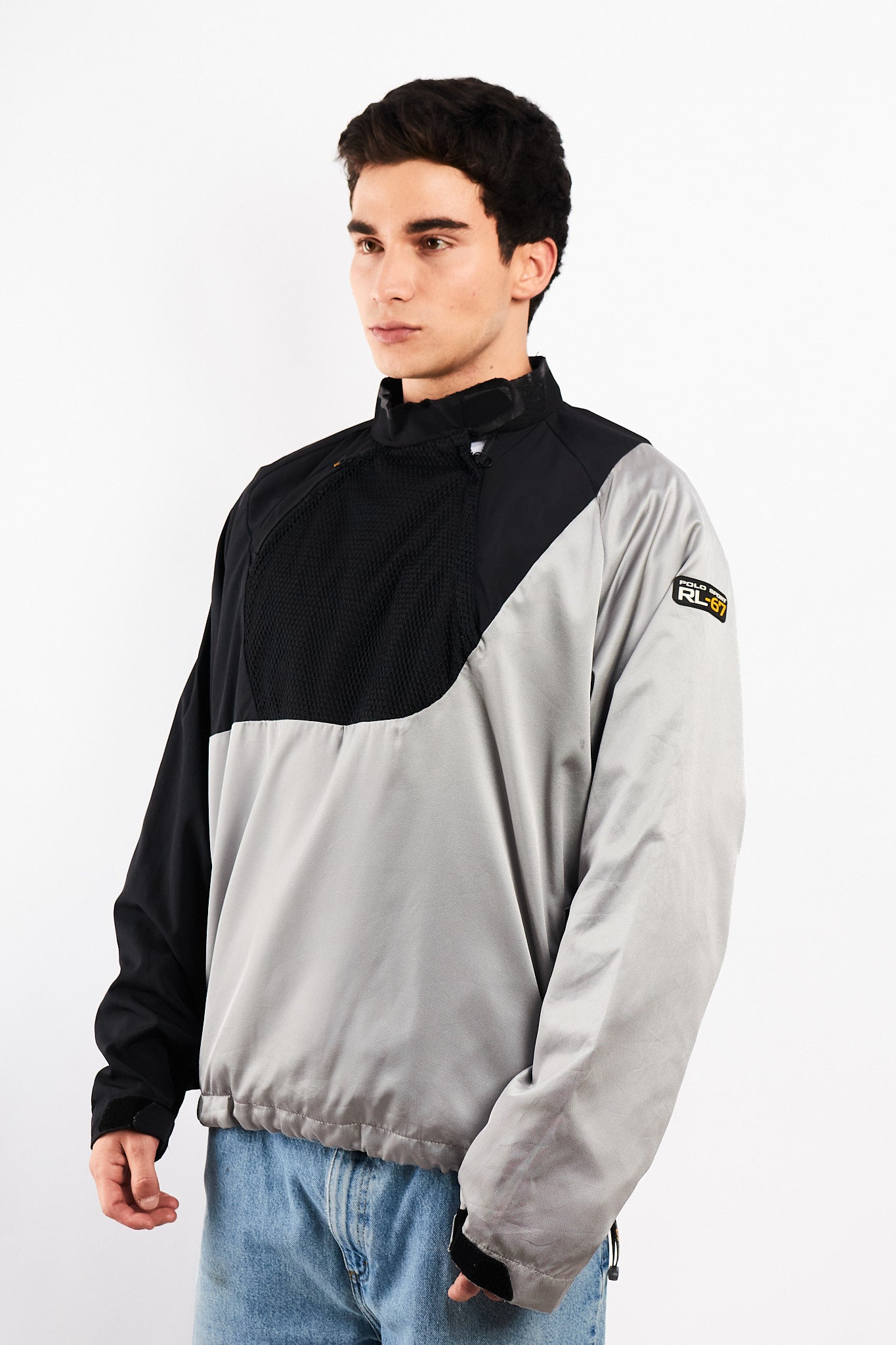 2000 Vintage Polo Sport RL Technical Metallic Jacket (L/XL)