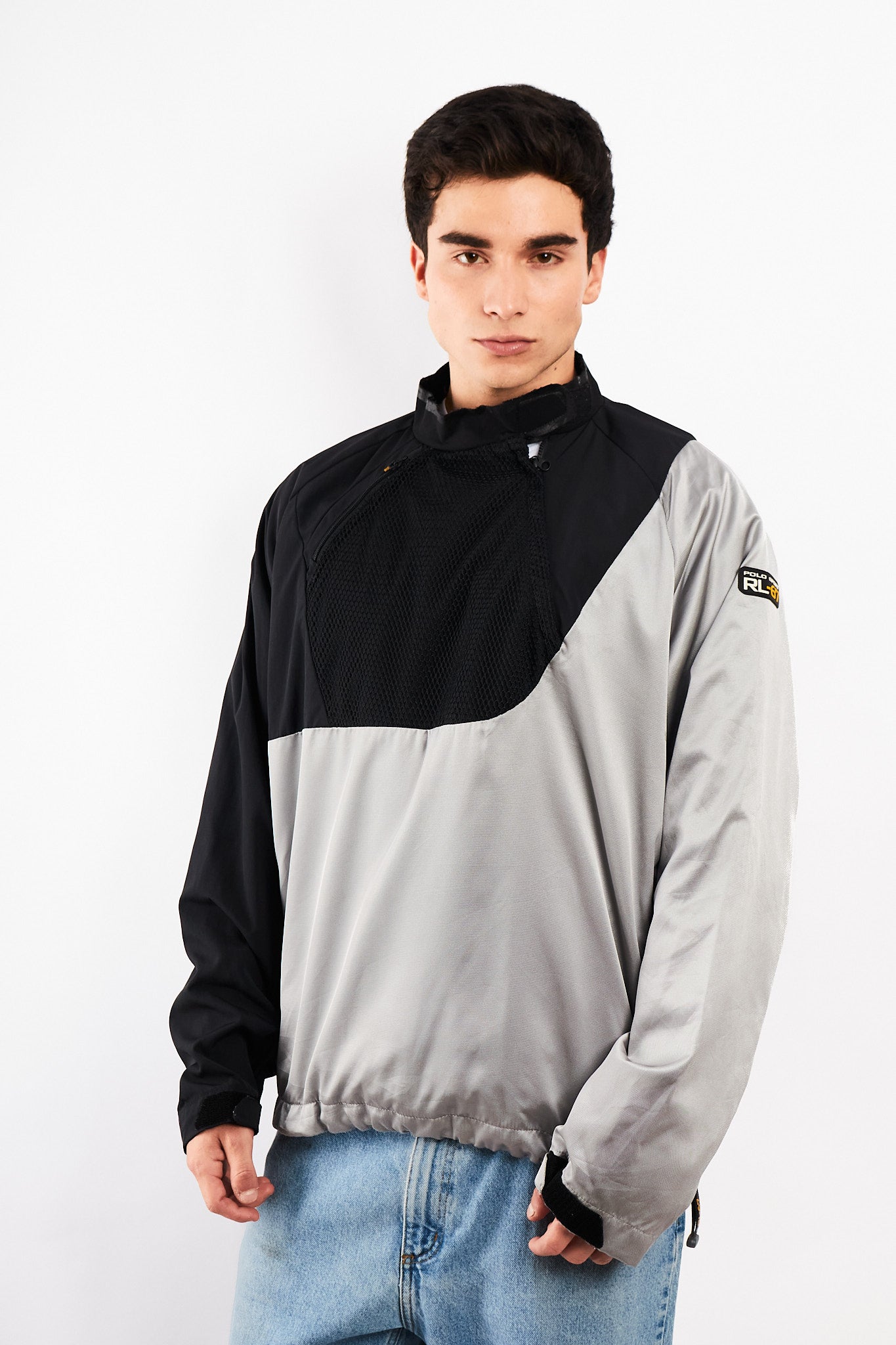 2000 Vintage Polo Sport RL Technical Metallic Jacket (L/XL)
