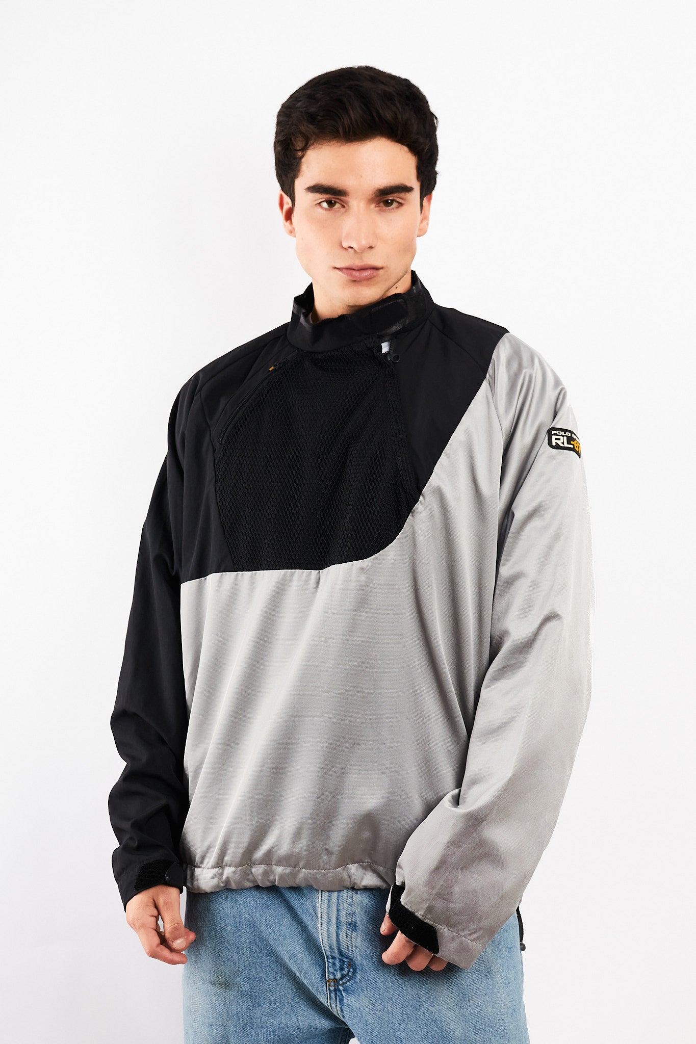 2000 Vintage Polo Sport RL Technical Metallic Jacket (L/XL)