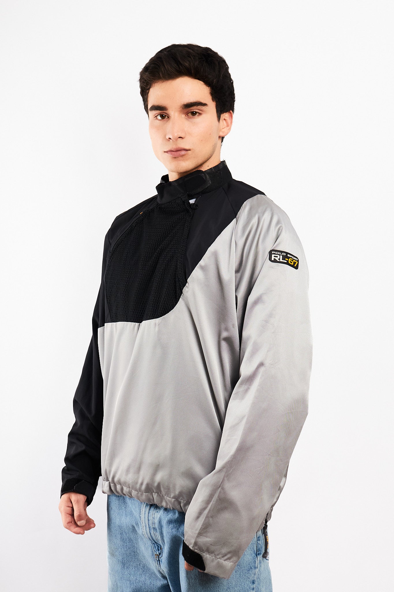2000 Vintage Polo Sport RL Technical Metallic Jacket (L/XL)