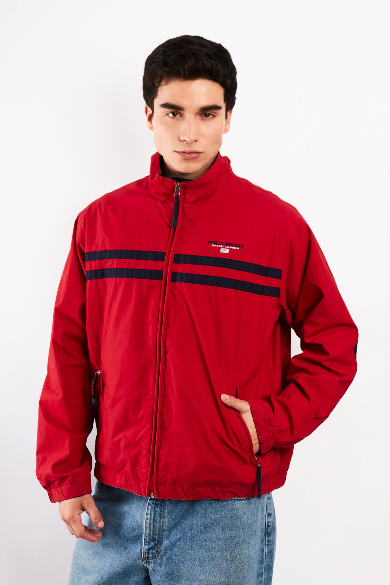 2000 Vintage Polo Sports RL Reversible Jacket (M/)