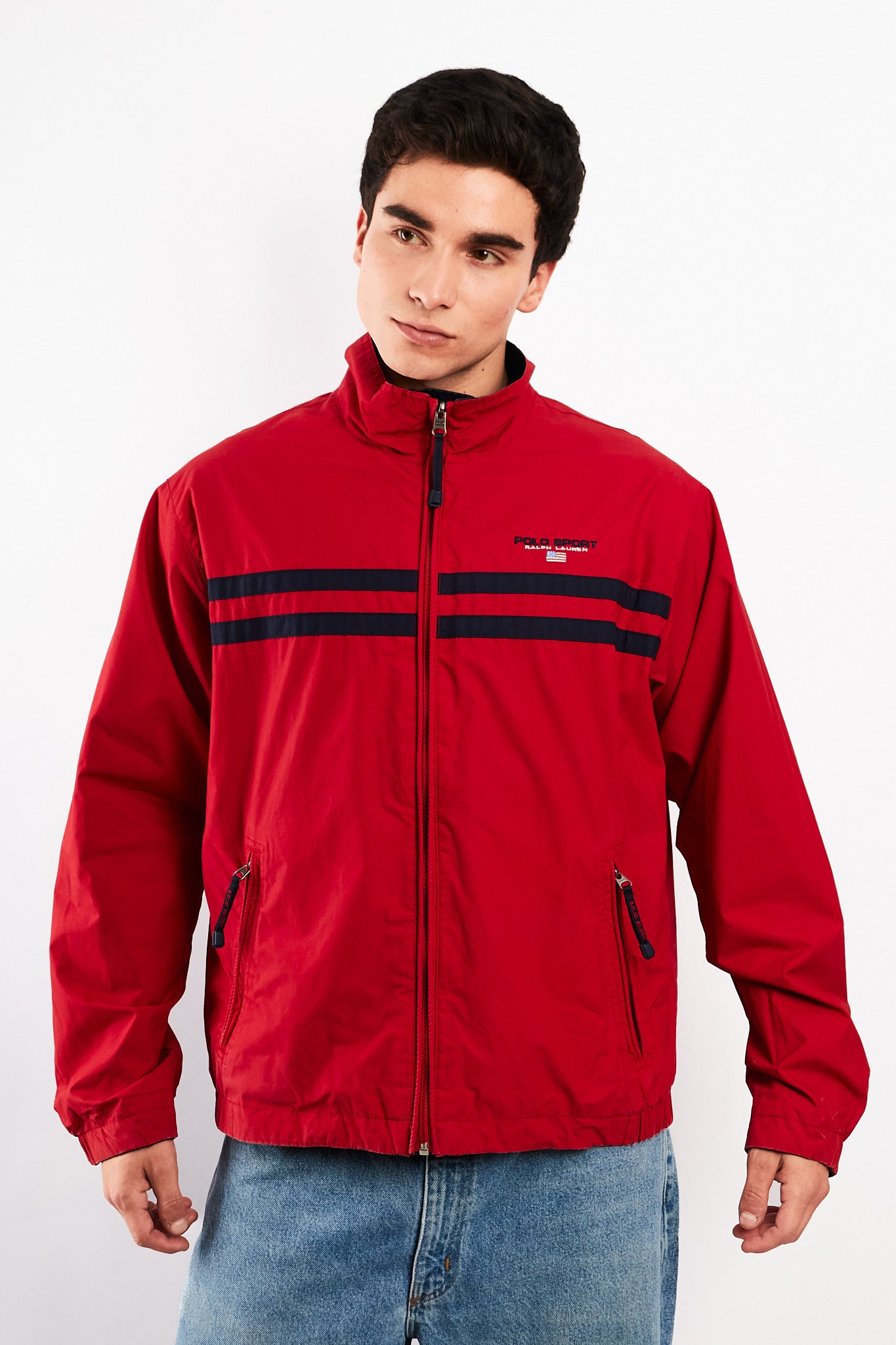 2000 Vintage Polo Sports RL Reversible Jacket (M/)