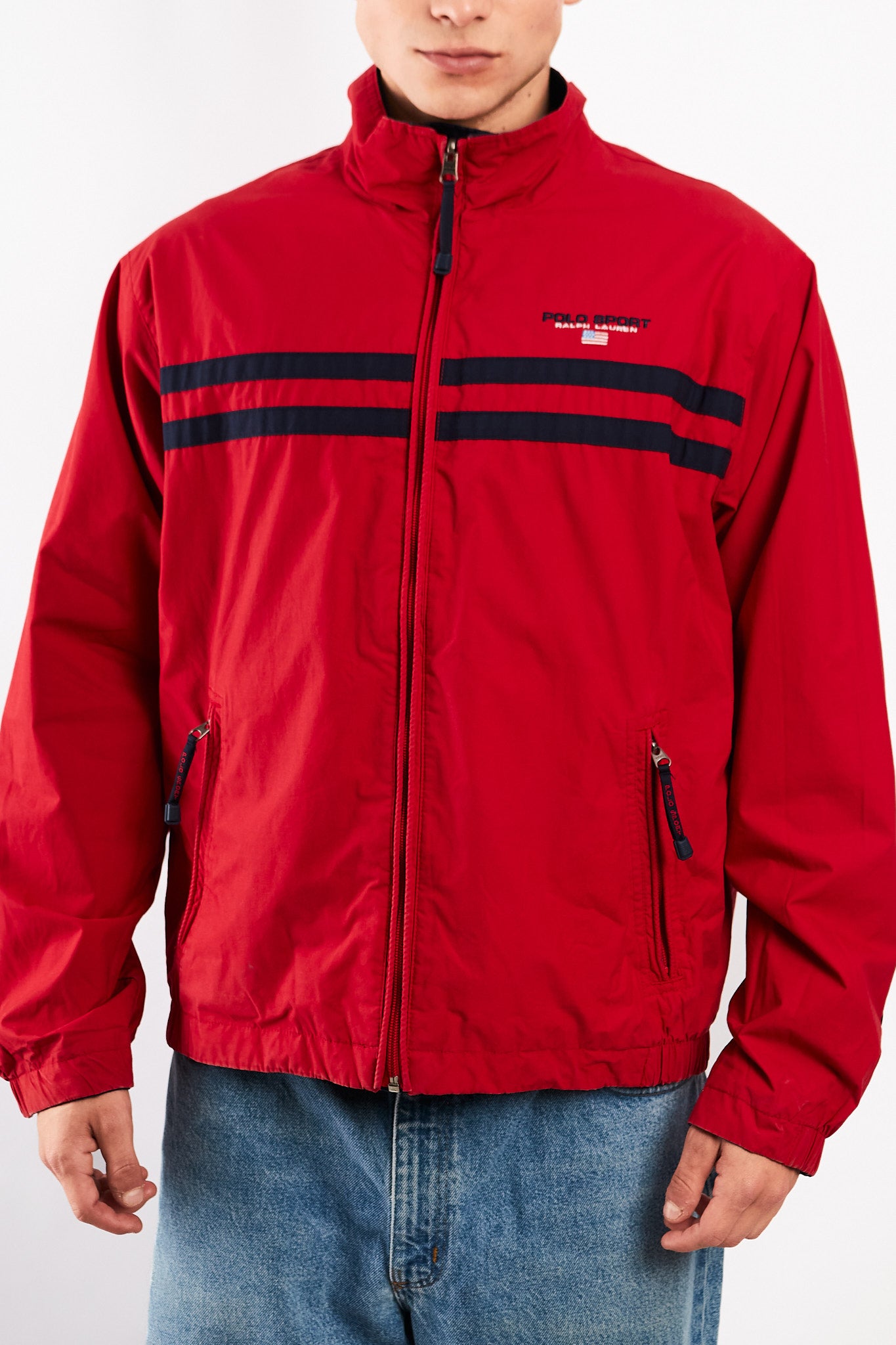 2000 Vintage Polo Sports RL Reversible Jacket (M/)