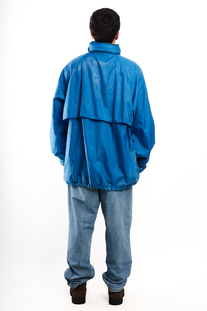 2000 Vintage Polo Jeans Co. Electric Blue Windbreaker(XL)