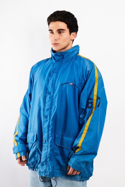 2000 Vintage Polo Jeans Co. Electric Blue Windbreaker(XL)