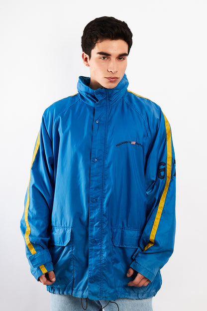2000 Vintage Polo Jeans Co. Electric Blue Windbreaker(XL)