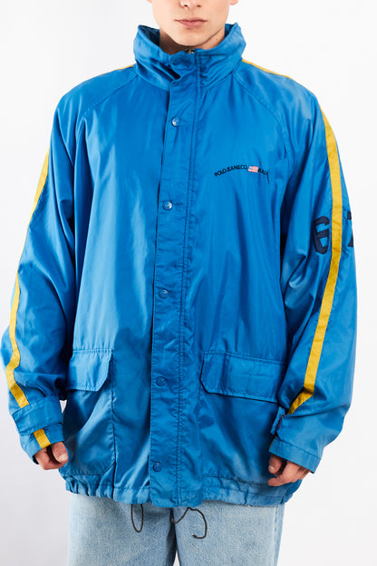 2000 Vintage Polo Jeans Co. Electric Blue Windbreaker(XL)