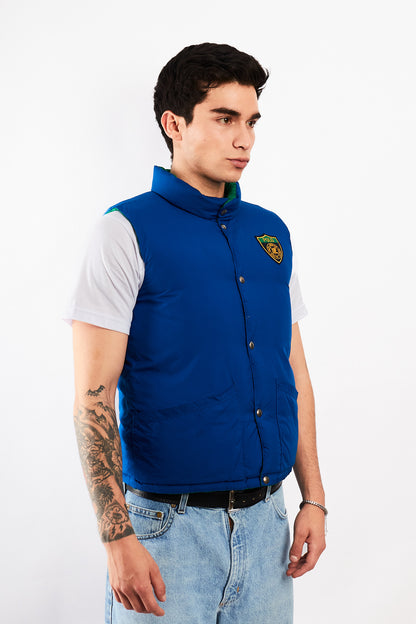 1990 Vintage Polo Ralph Lauren Reversible Down Puffer Vest (S/M)