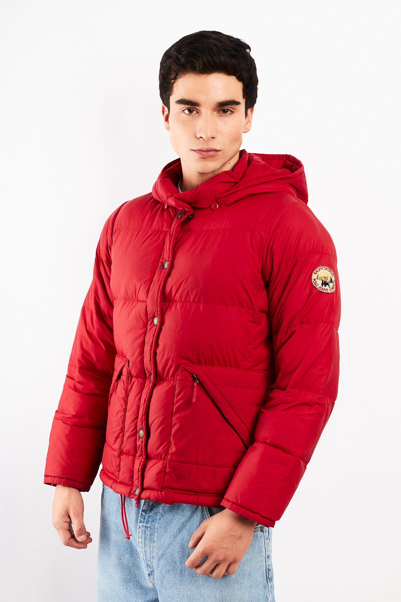 2000 Vintage Polo RL company Down Puffer Jacket (S/M)
