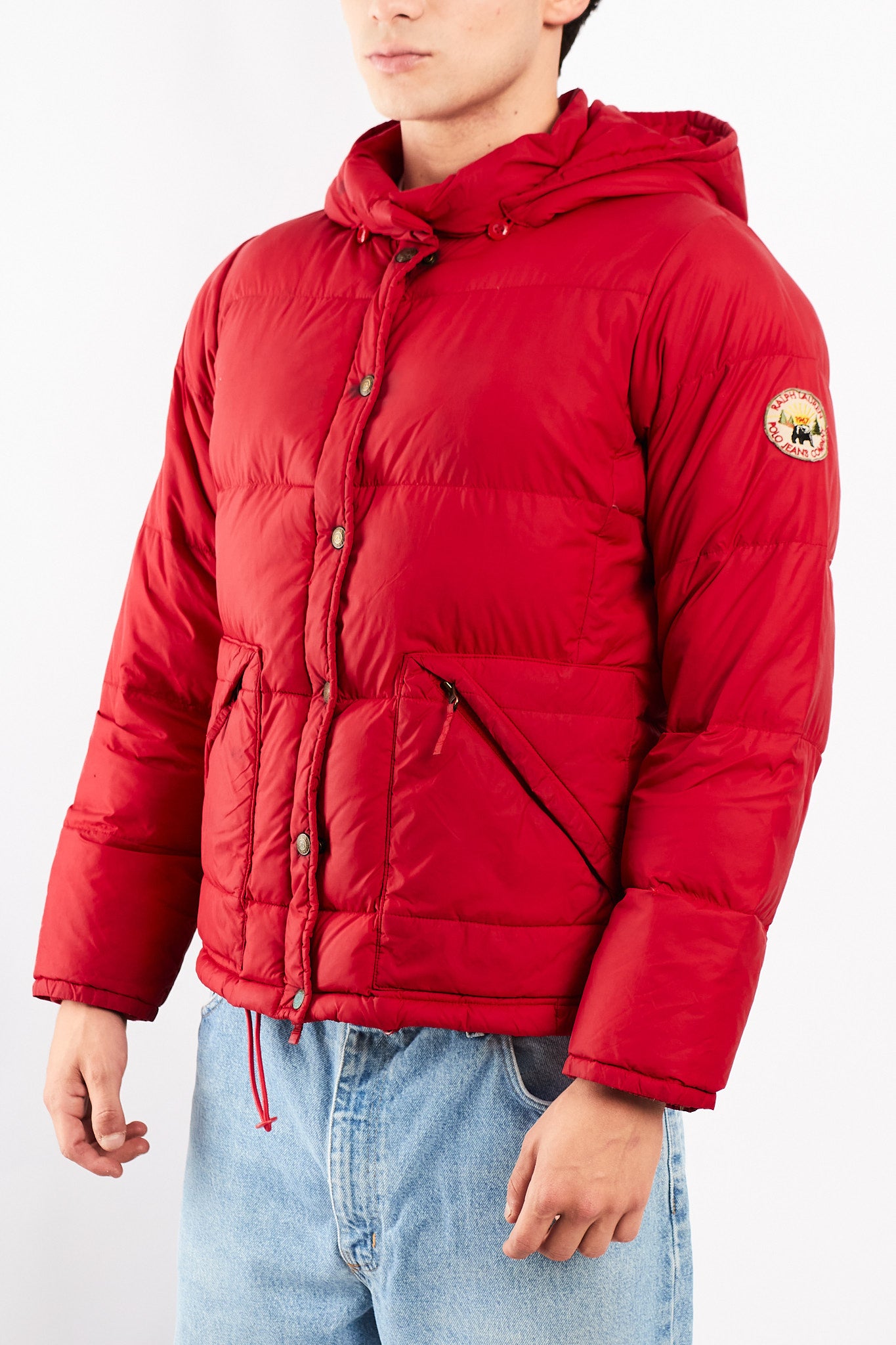 2000 Vintage Polo RL company Down Puffer Jacket (S/M)