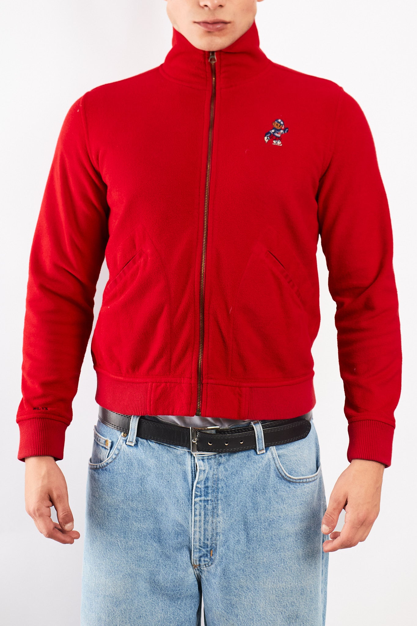 2000 Vintage Ralph Lauren Polo Bear Fleece Jacket (S/M)