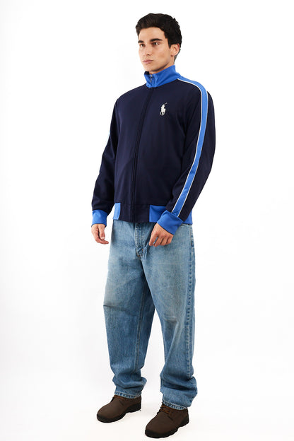 2000 Polo Ralph Lauren Navy Big Pony Track Jacket (L/XL)