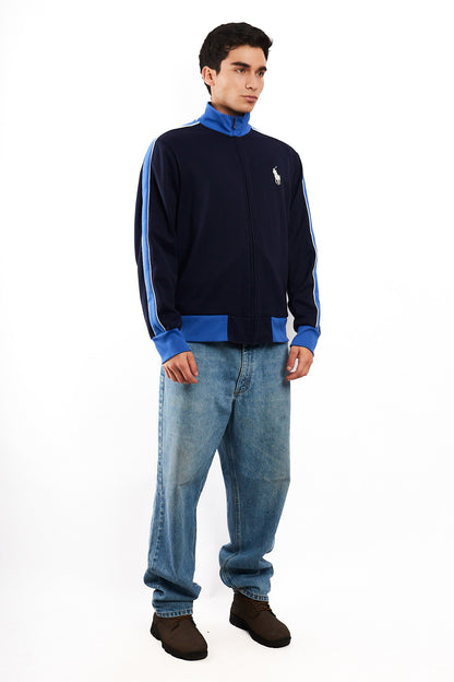 2000 Polo Ralph Lauren Navy Big Pony Track Jacket (L/XL)