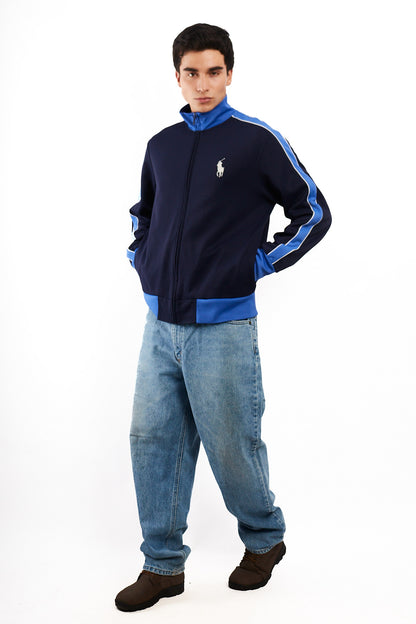 2000 Polo Ralph Lauren Navy Big Pony Track Jacket (L/XL)