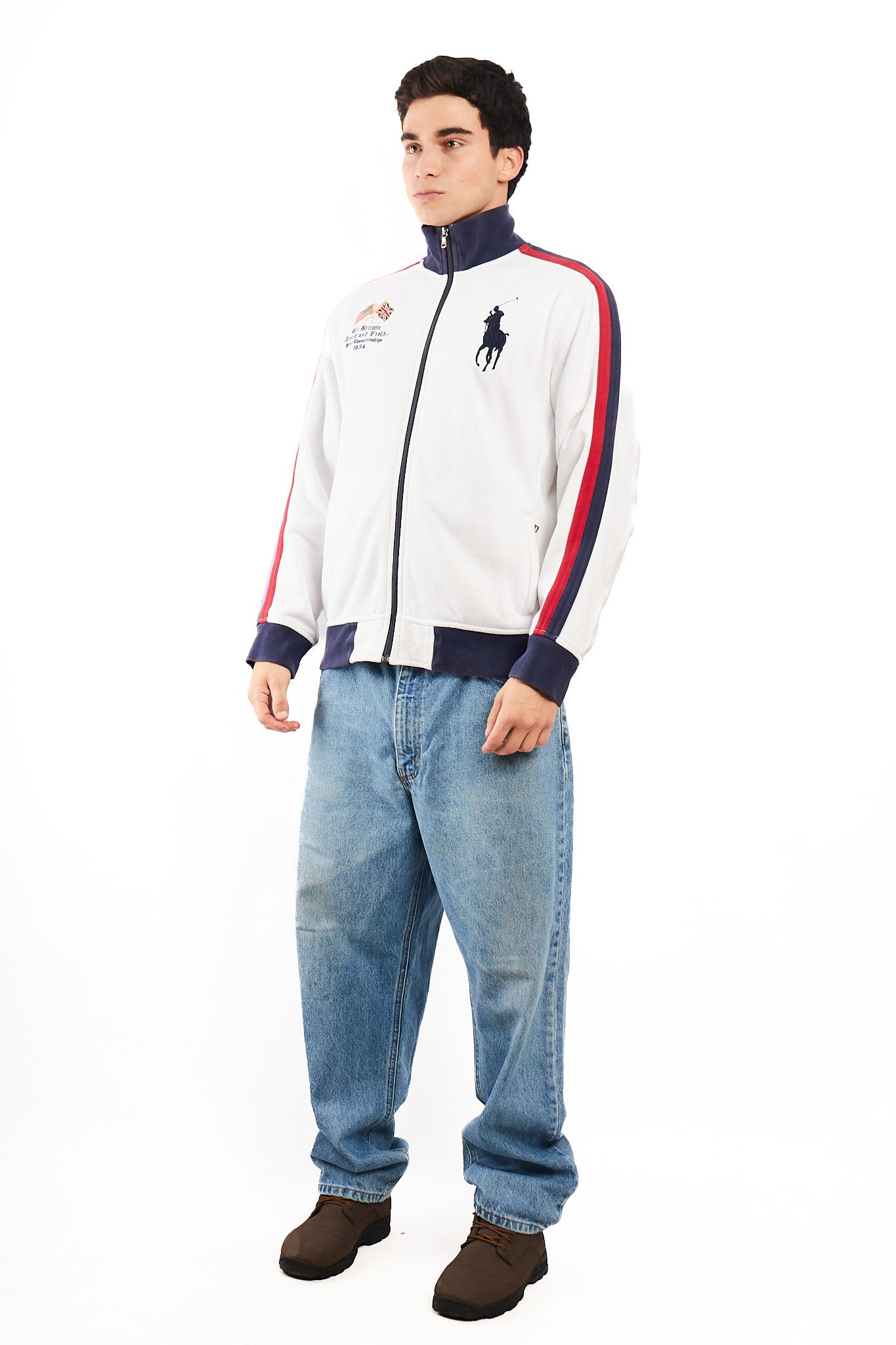 2000 Vintage Polo Big Pony Great Britan Cotton Jacket (M/L)