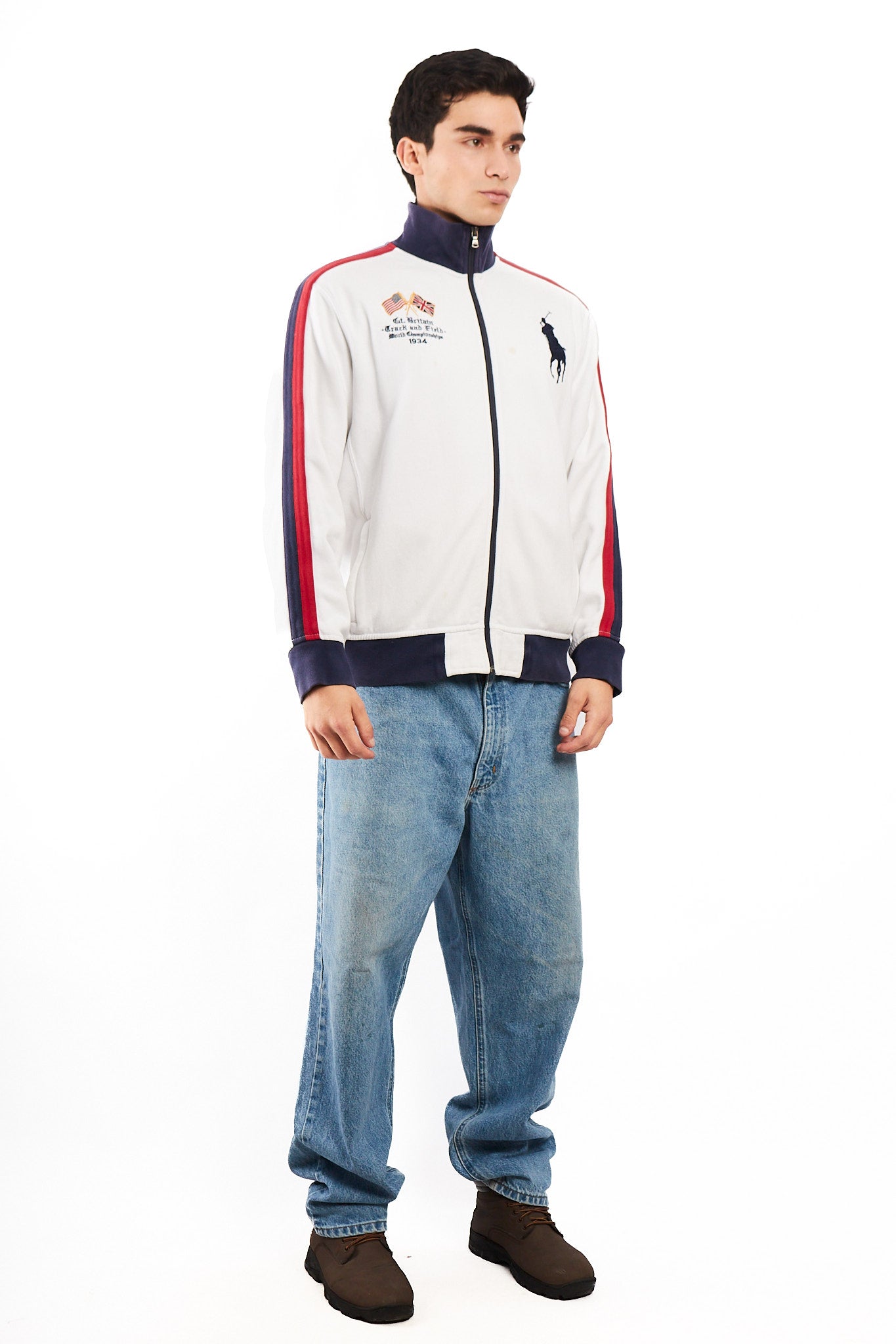 2000 Vintage Polo Big Pony Great Britan Cotton Jacket (M/L)