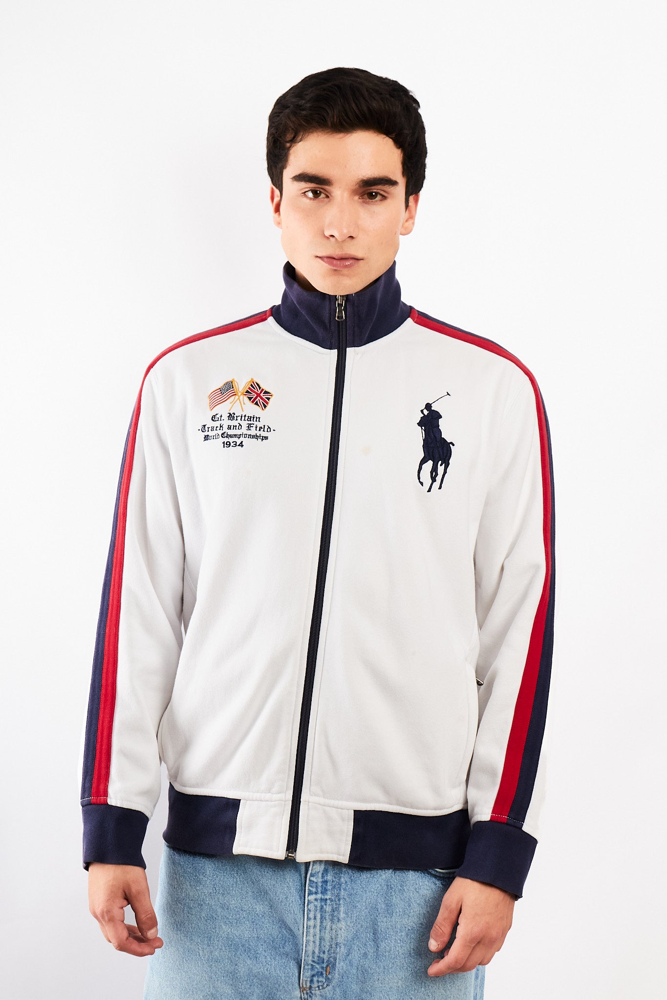 2000 Vintage Polo Big Pony Great Britan Cotton Jacket (M/L)