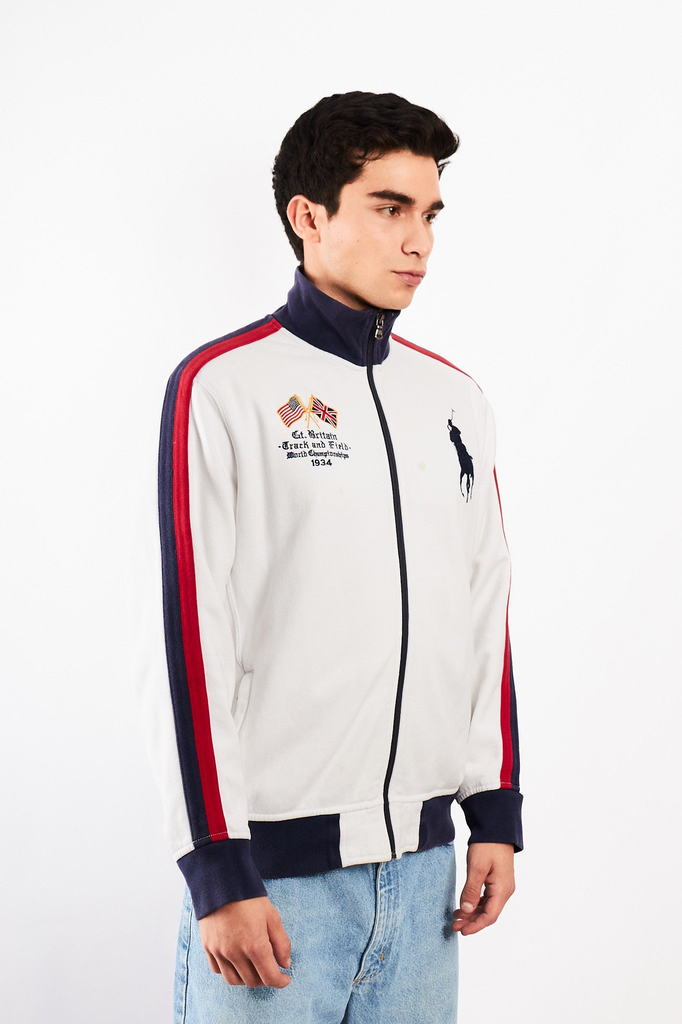 2000 Vintage Polo Big Pony Great Britan Cotton Jacket (M/L)