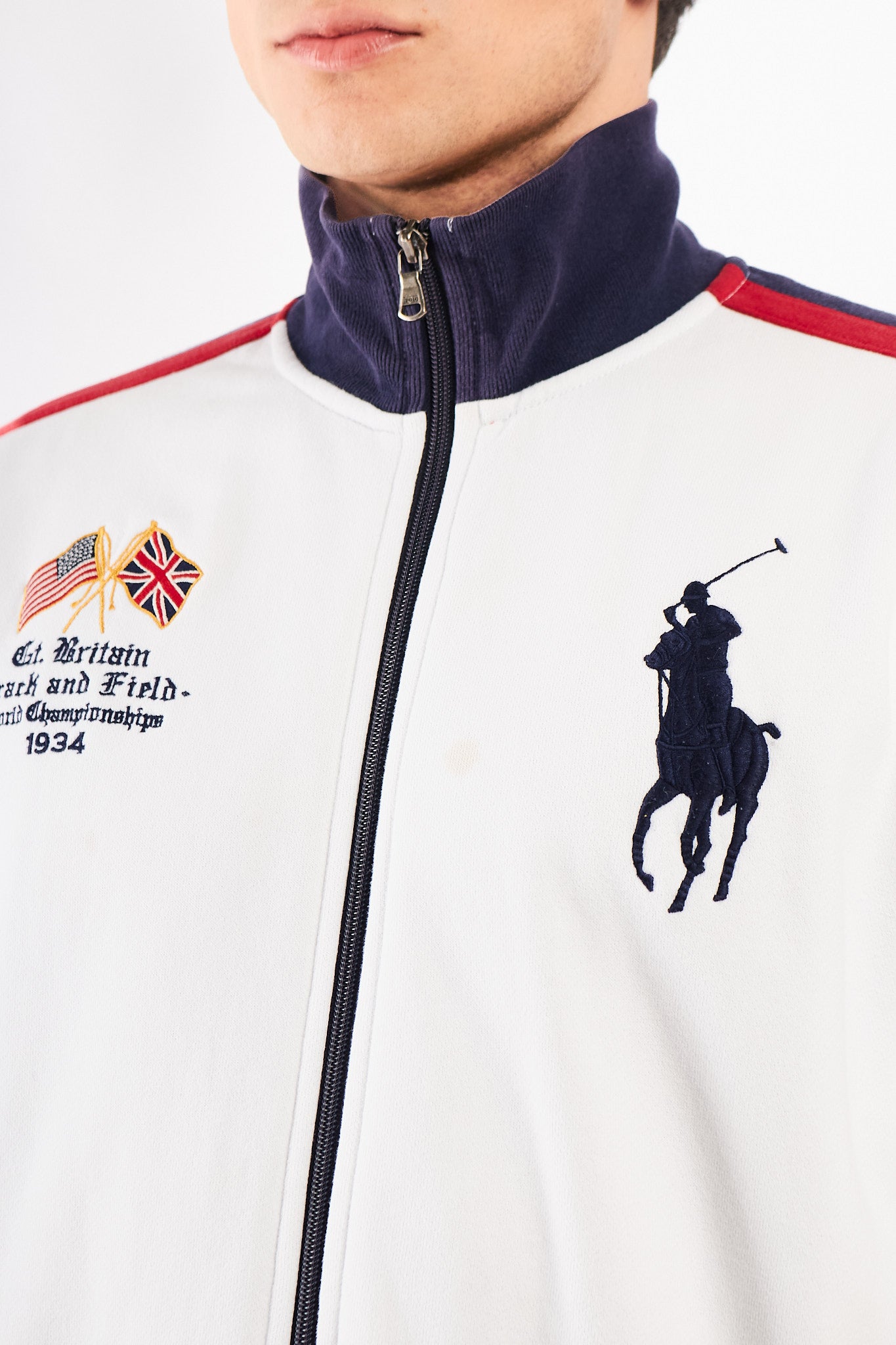 2000 Vintage Polo Big Pony Great Britan Cotton Jacket (M/L)