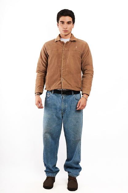 2000 Polo Sport Ralph Lauren Corduroy Quilted Harrington (S/M)