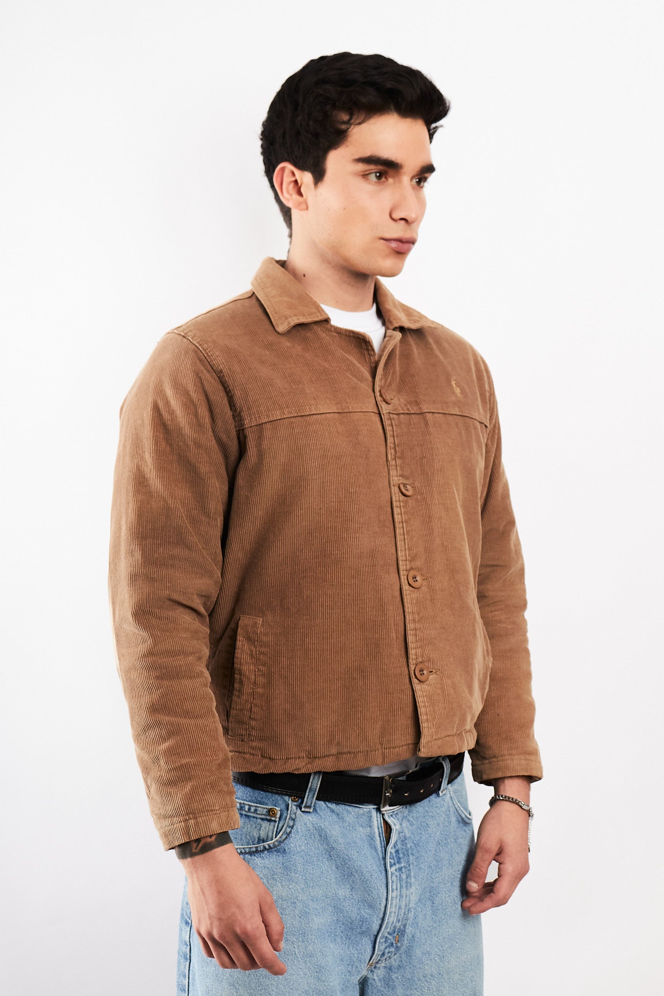 2000 Polo Sport Ralph Lauren Corduroy Quilted Harrington (S/M)