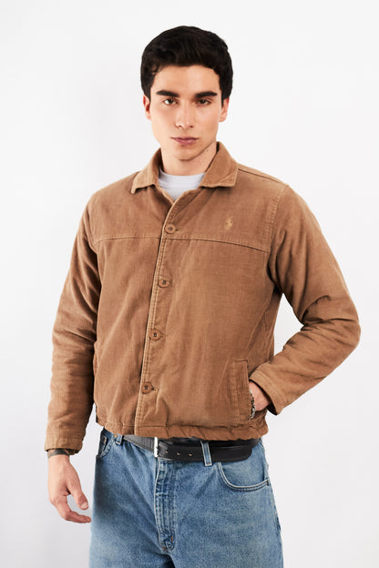 2000 Polo Sport Ralph Lauren Corduroy Quilted Harrington (S/M)
