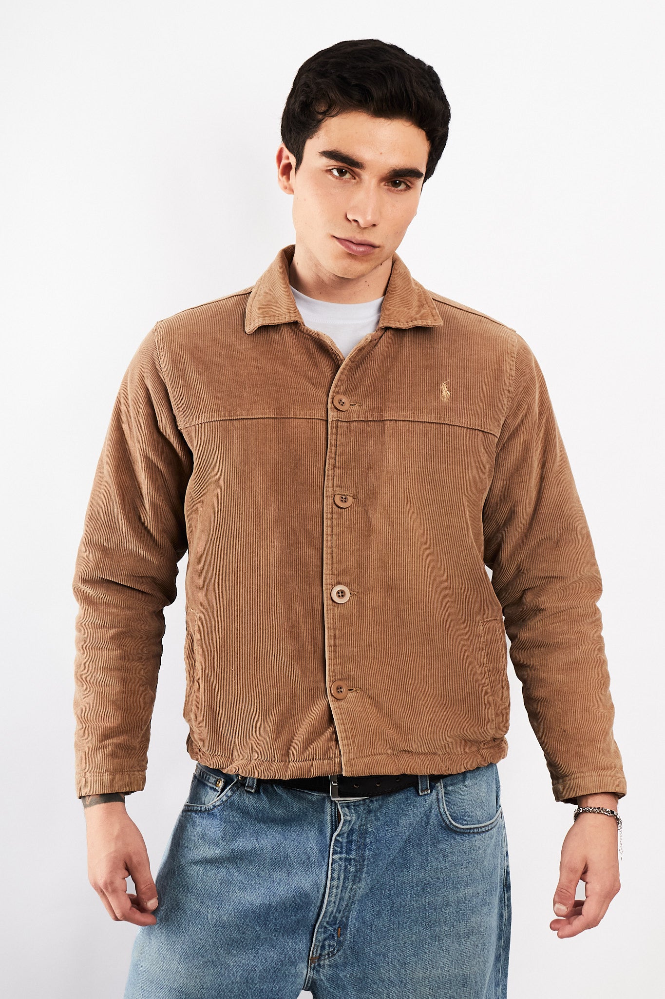 2000 Polo Sport Ralph Lauren Corduroy Quilted Harrington (S/M)