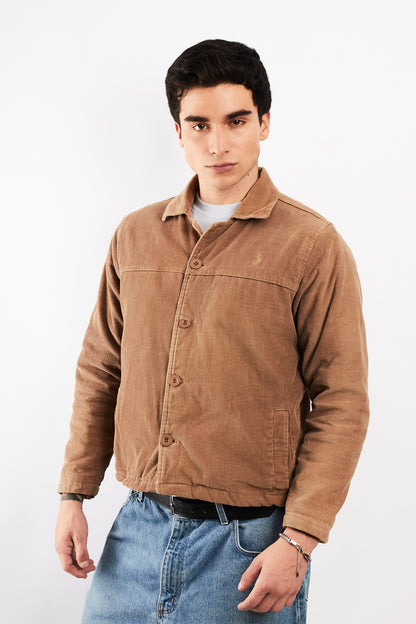 2000 Polo Sport Ralph Lauren Corduroy Quilted Harrington (S/M)