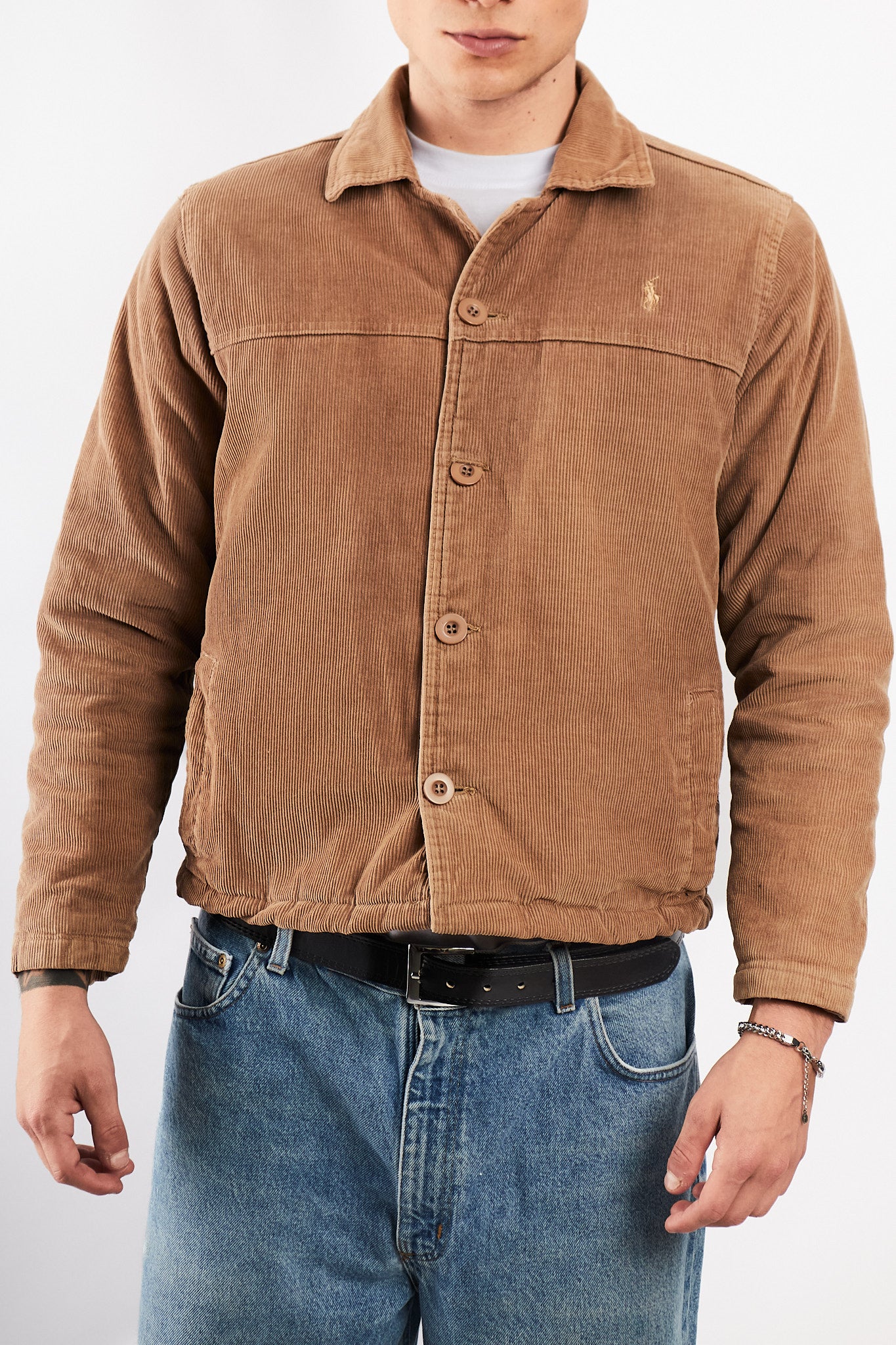 2000 Polo Sport Ralph Lauren Corduroy Quilted Harrington (S/M)