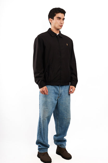 2000 Vintage Polo Ralph Lauren Black Bi-Swing Impermeable Jacket (M/L)