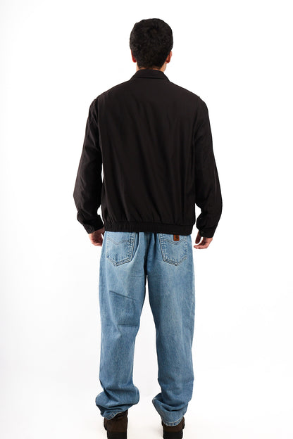 2000 Vintage Polo Ralph Lauren Black Bi-Swing Impermeable Jacket (M/L)