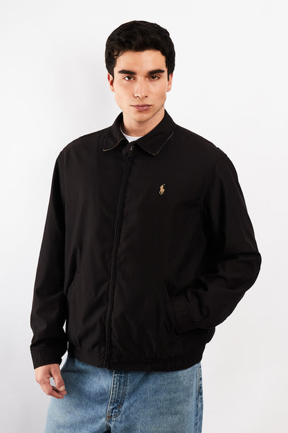 2000 Vintage Polo Ralph Lauren Black Bi-Swing Impermeable Jacket (M/L)
