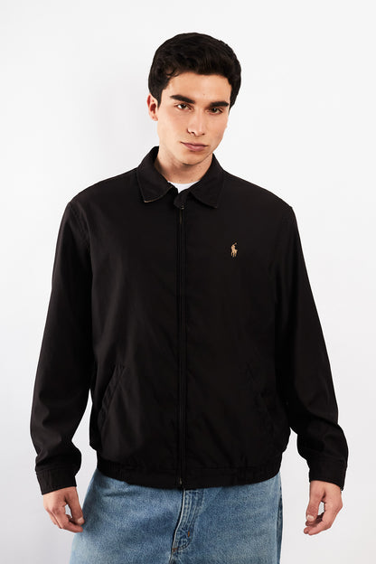 2000 Vintage Polo Ralph Lauren Black Bi-Swing Impermeable Jacket (M/L)