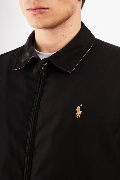 2000 Vintage Polo Ralph Lauren Black Bi-Swing Impermeable Jacket (M/L)
