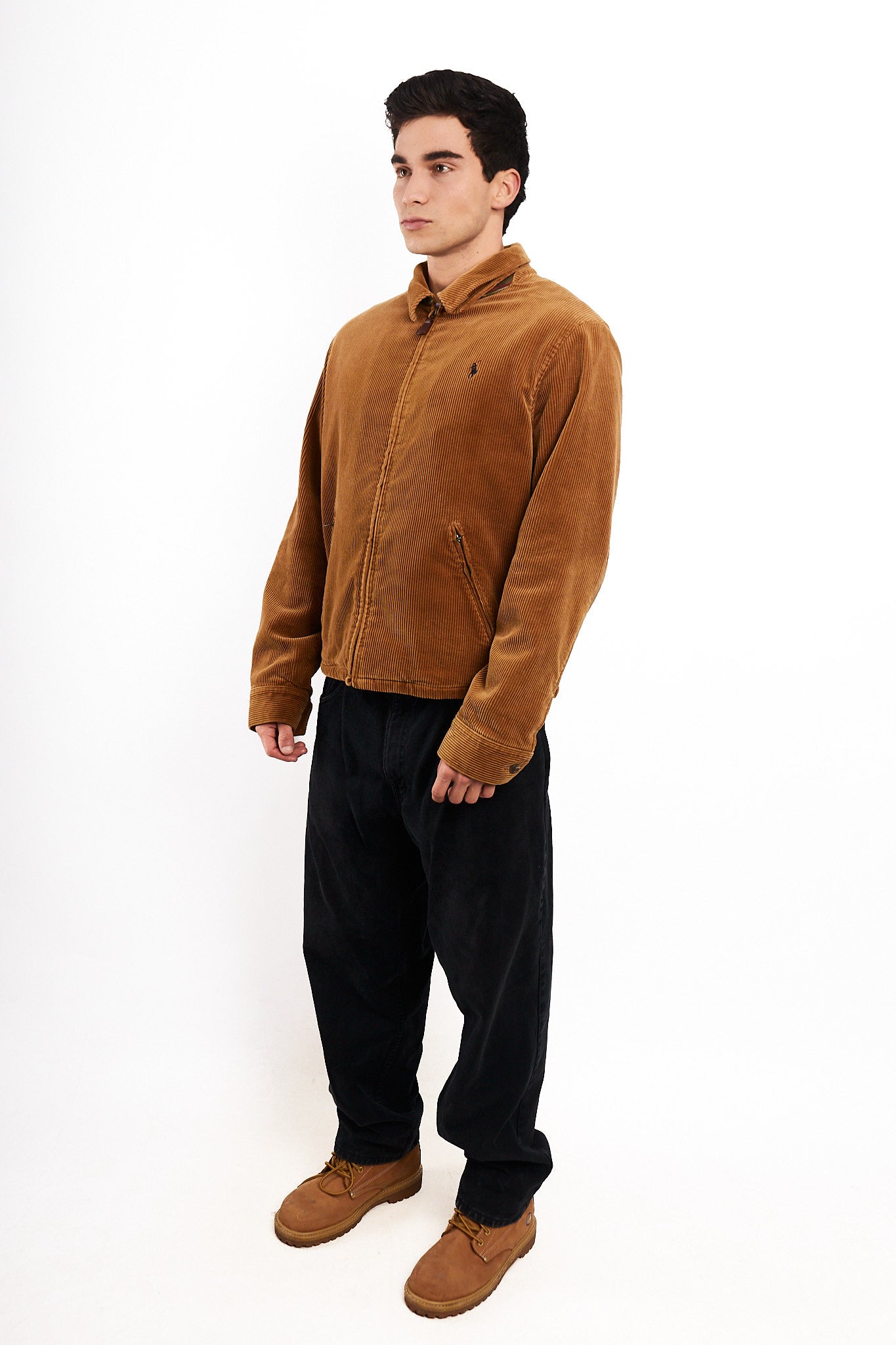 2000 Vintage Polo Ralph Lauren Corduroy Harrington Jacket (M/L)