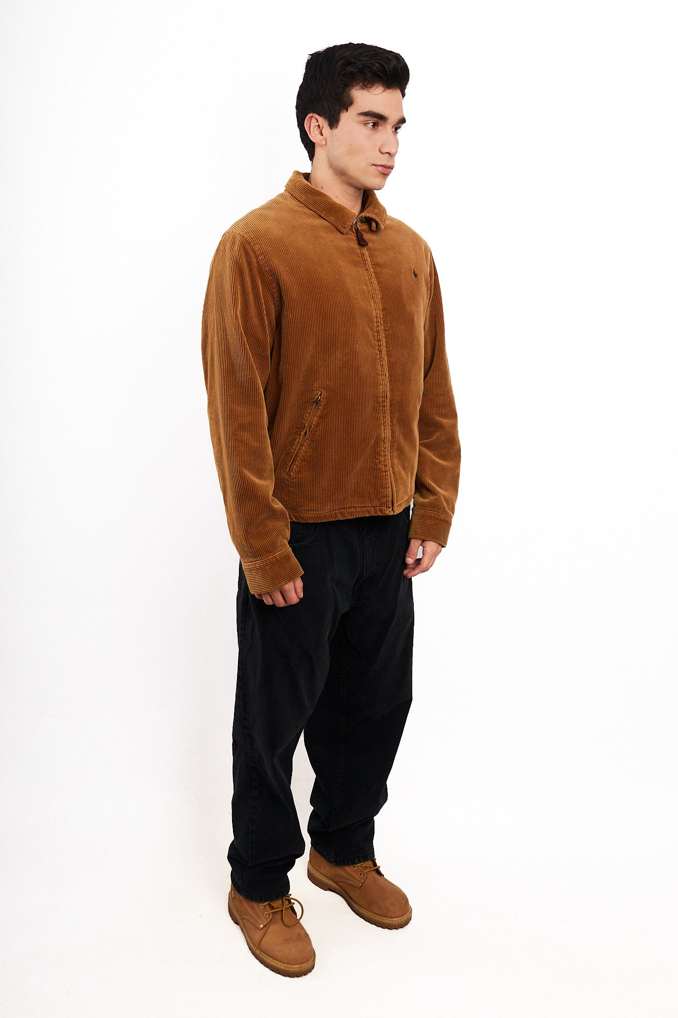 2000 Vintage Polo Ralph Lauren Corduroy Harrington Jacket (M/L)