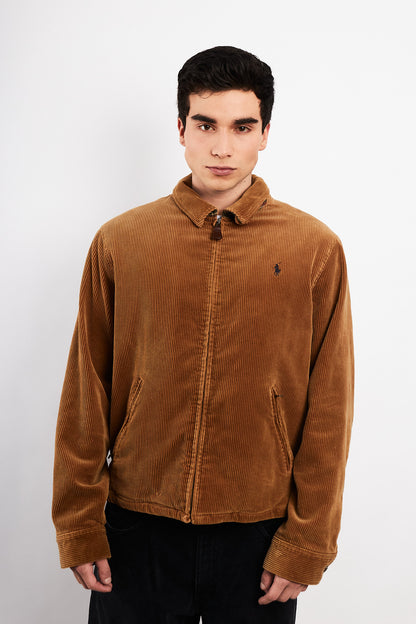 2000 Vintage Polo Ralph Lauren Corduroy Harrington Jacket (M/L)