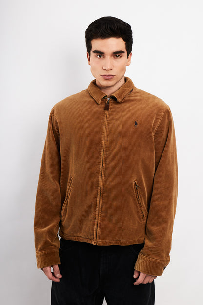 2000 Vintage Polo Ralph Lauren Corduroy Harrington Jacket (M/L)