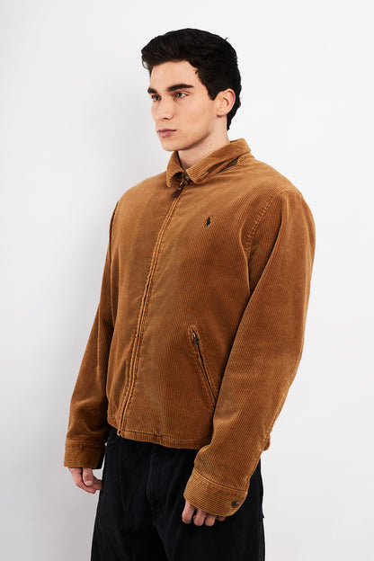 2000 Vintage Polo Ralph Lauren Corduroy Harrington Jacket (M/L)