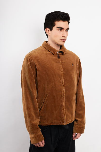 2000 Vintage Polo Ralph Lauren Corduroy Harrington Jacket (M/L)