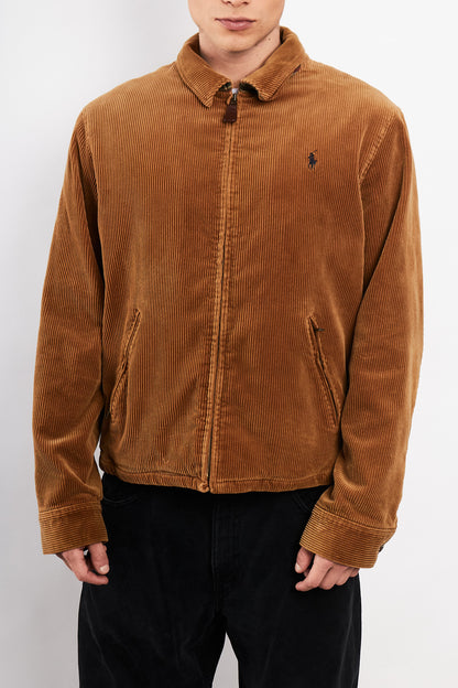 2000 Vintage Polo Ralph Lauren Corduroy Harrington Jacket (M/L)