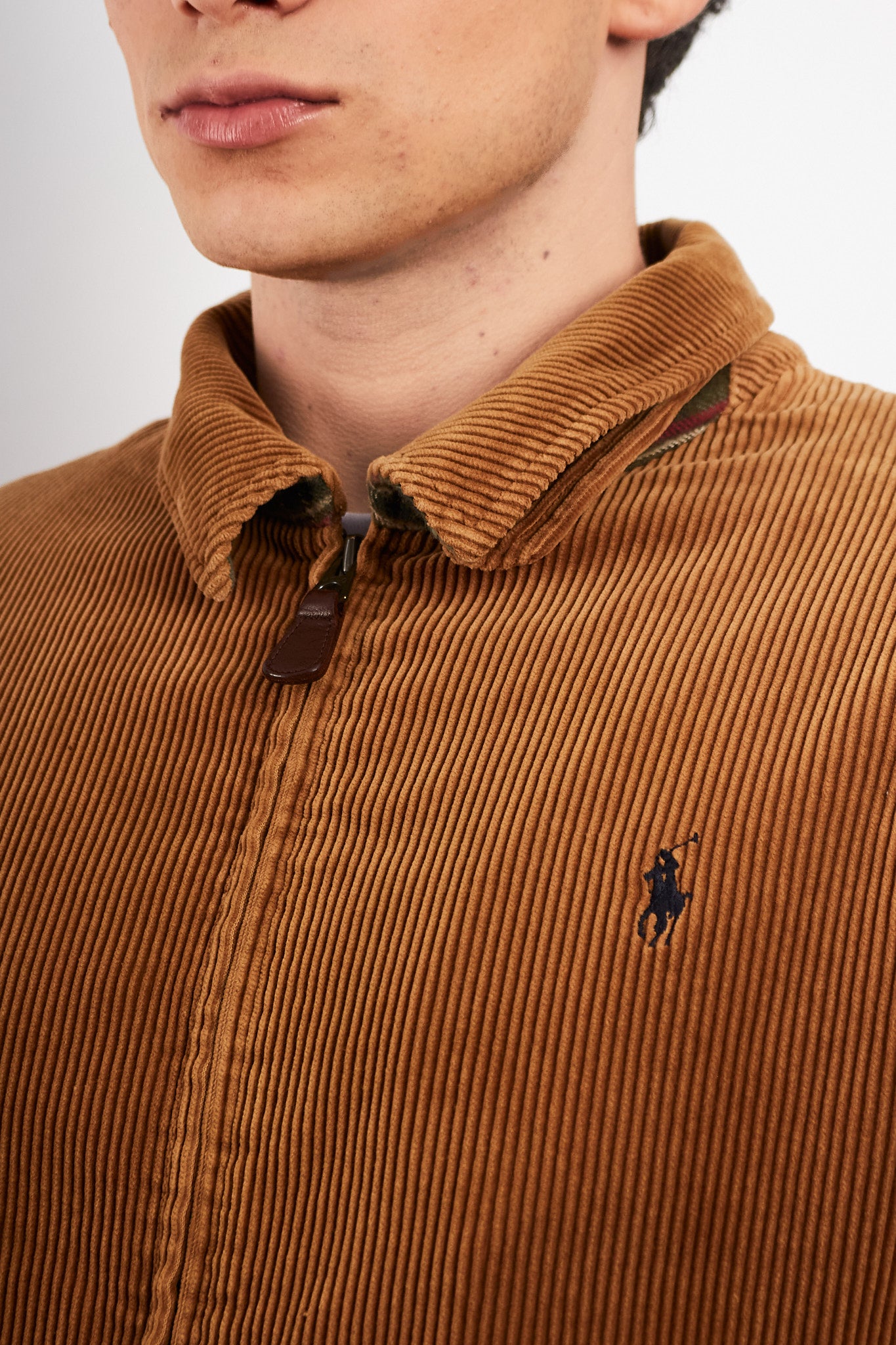 2000 Vintage Polo Ralph Lauren Corduroy Harrington Jacket (M/L)