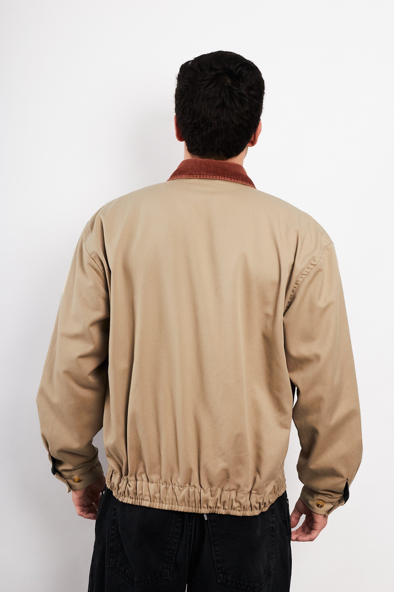 2000 Vintage Polo Ralph Lauren Corduroy Collar Harrrington (M)