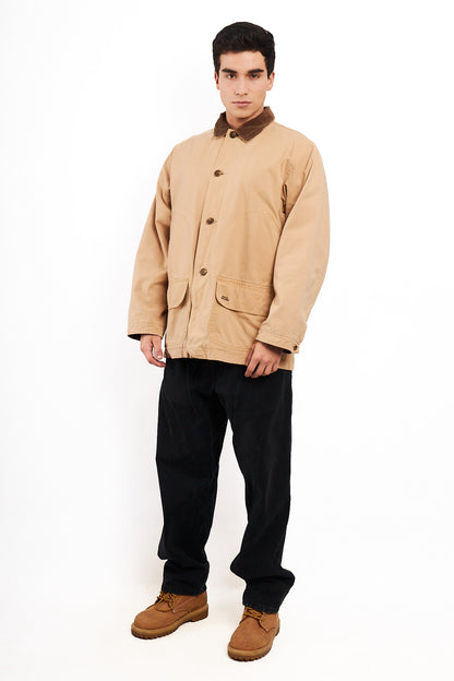 2000s Vintage Polo Ralph Lauren Cordroy Collar Michigan Chore Coat (M/L)