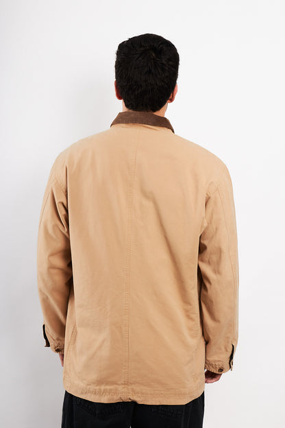 2000s Vintage Polo Ralph Lauren Cordroy Collar Michigan Chore Coat (M/L)