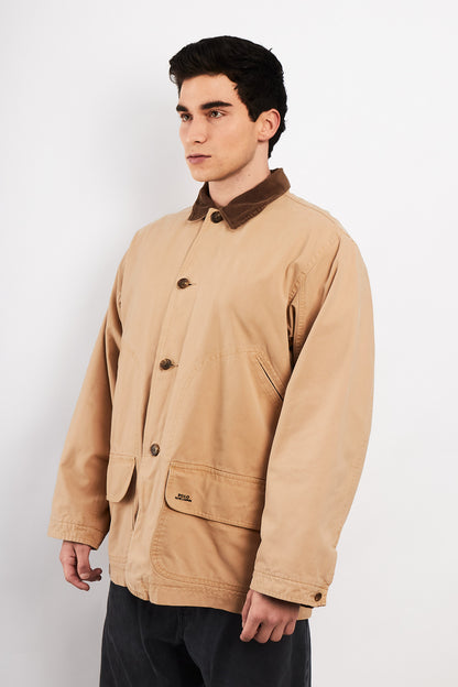 2000s Vintage Polo Ralph Lauren Cordroy Collar Michigan Chore Coat (M/L)